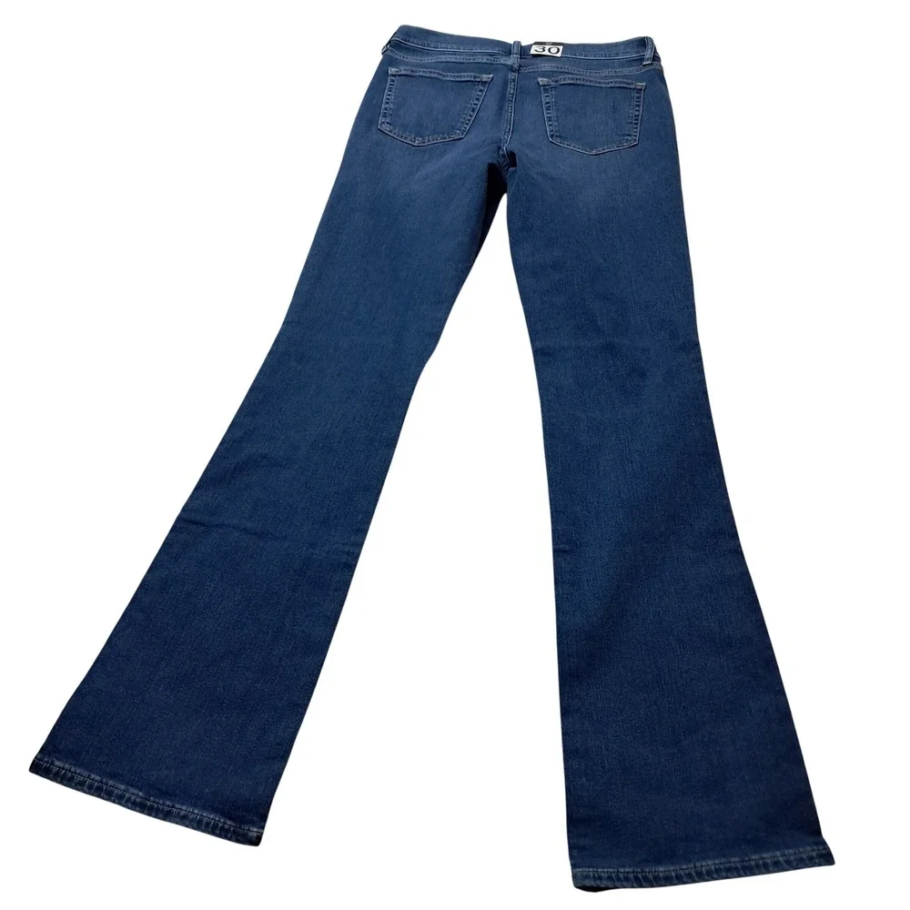 NWT Gap Baby Boot Jeans Womens 30/10 Tall Blue Mid Rise Medium WashStretch Denim